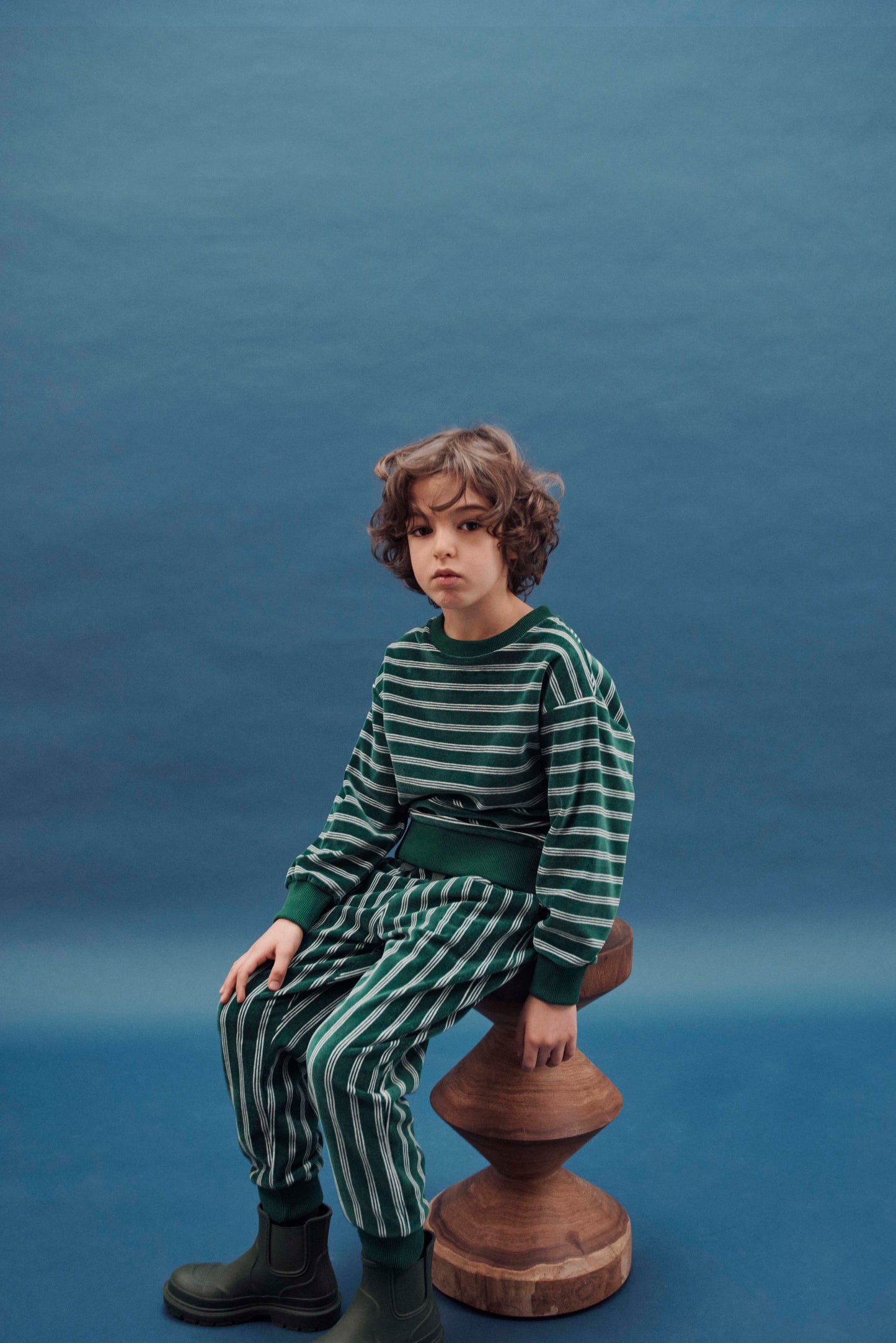 kiwi stripe trousers