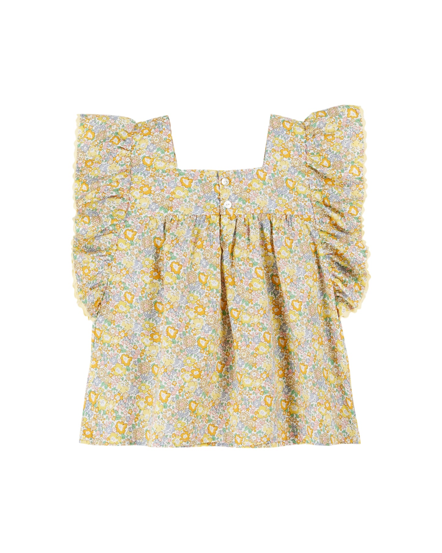 michelle blouse | yellow liberty