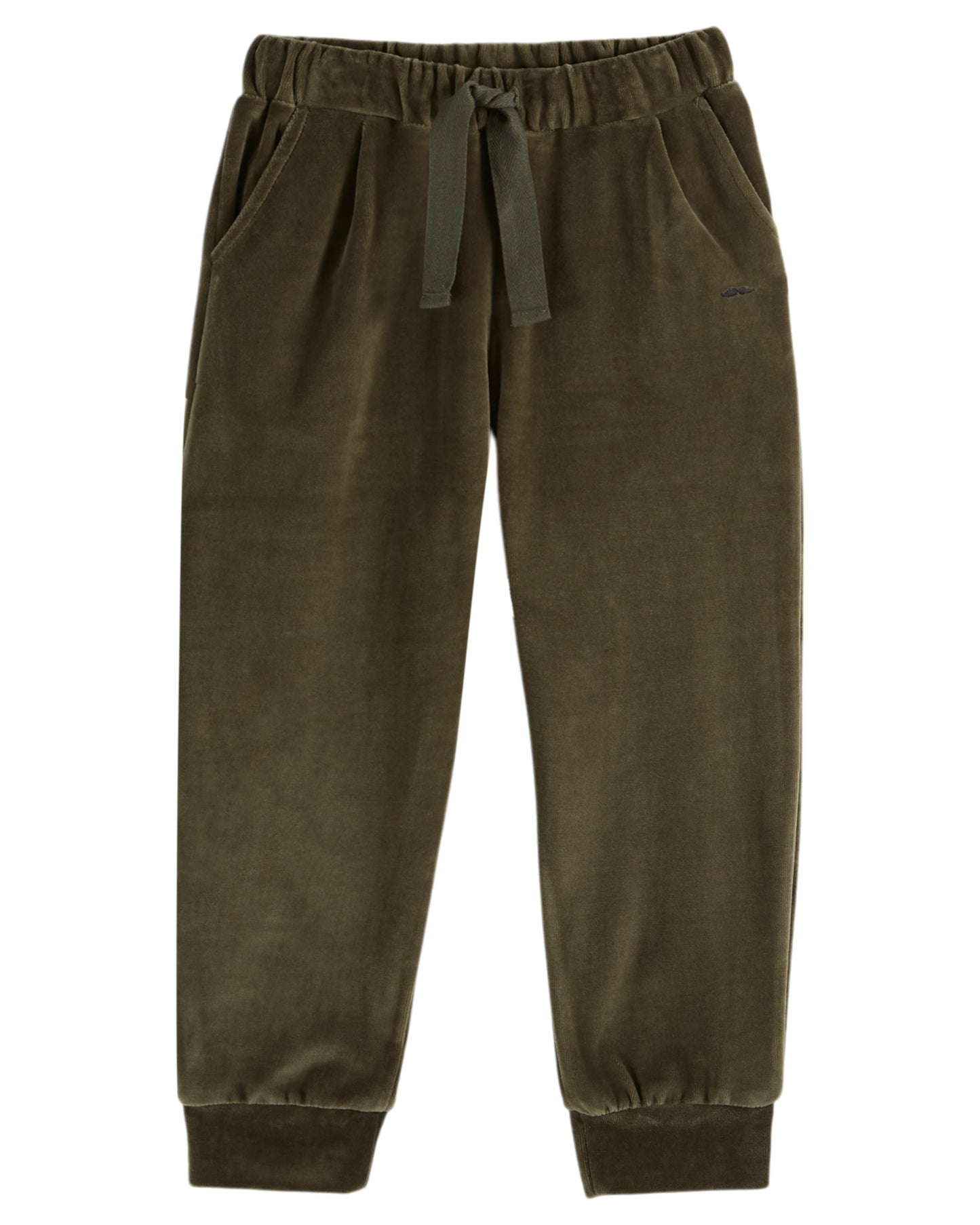 olive velvet trousers
