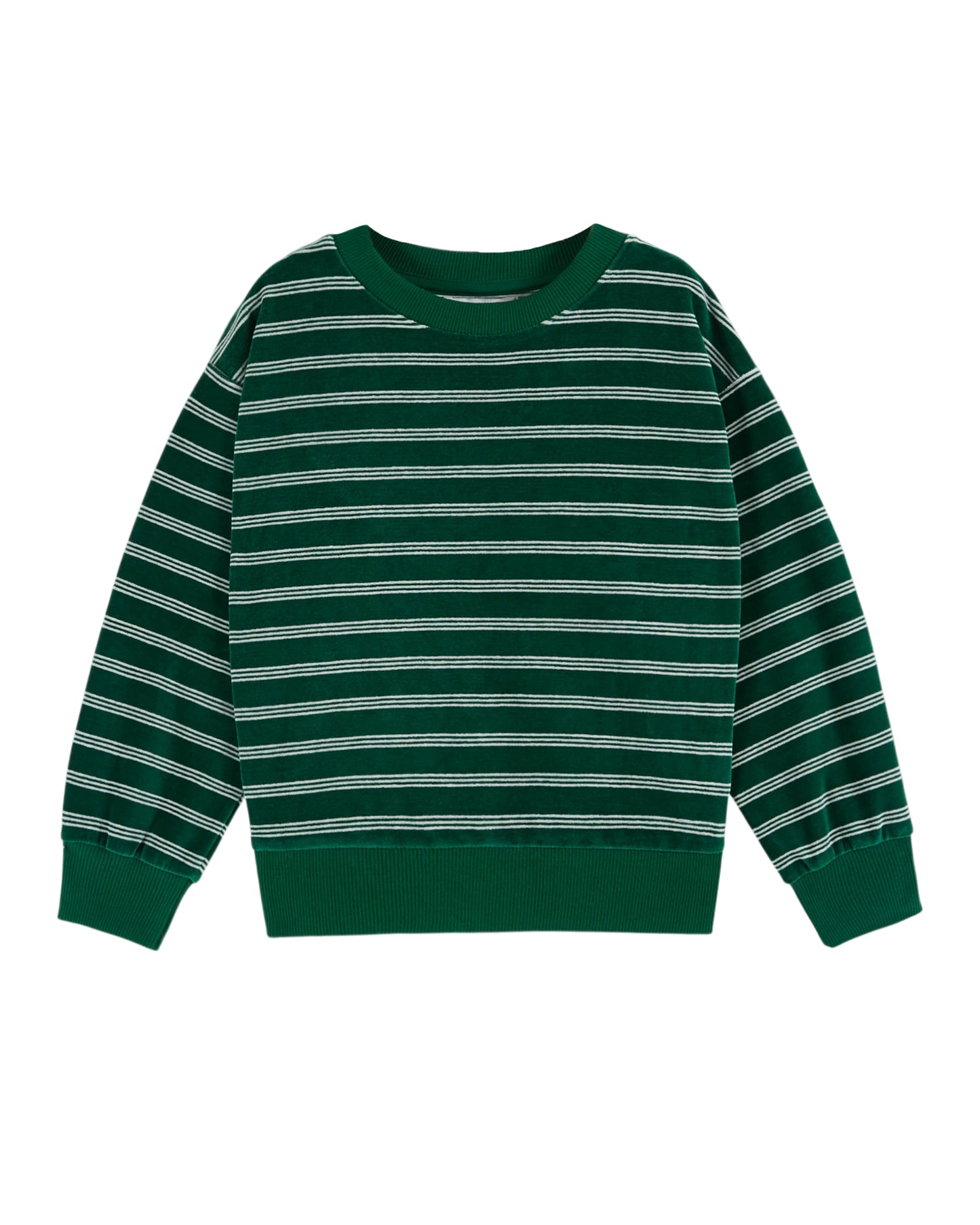 kiwi stripe sweatshirt