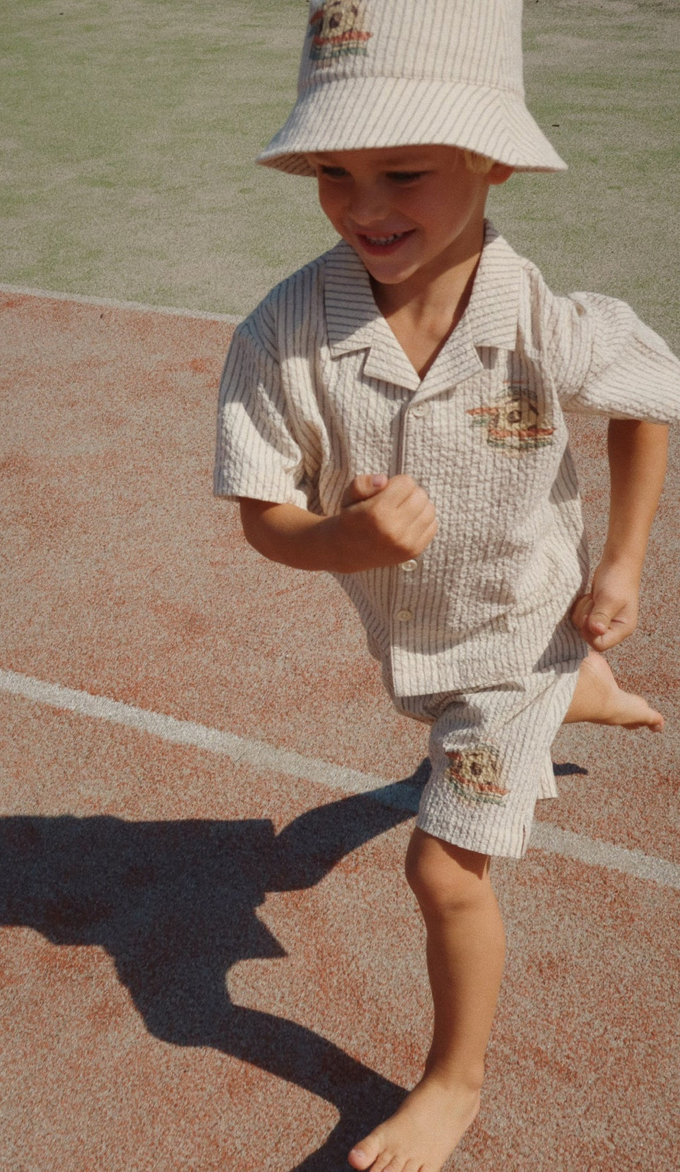elliot short sleeve shirt | stripe bluie