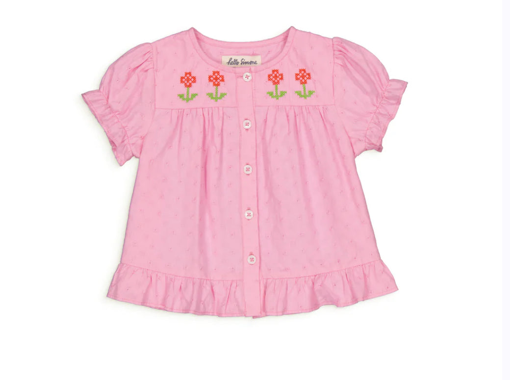 lana baby blouse | dobby rose