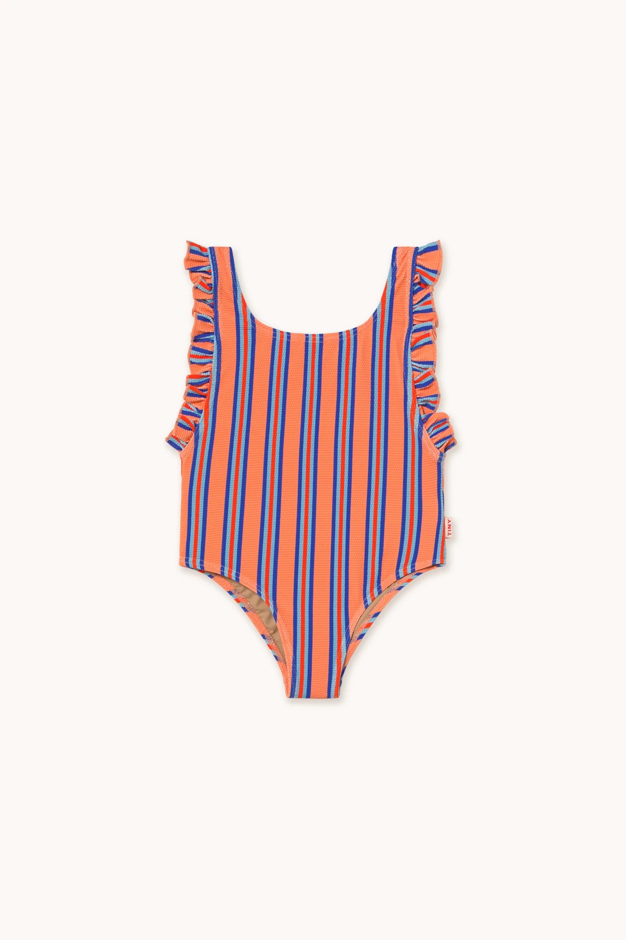 stripes swimsuit | papaya