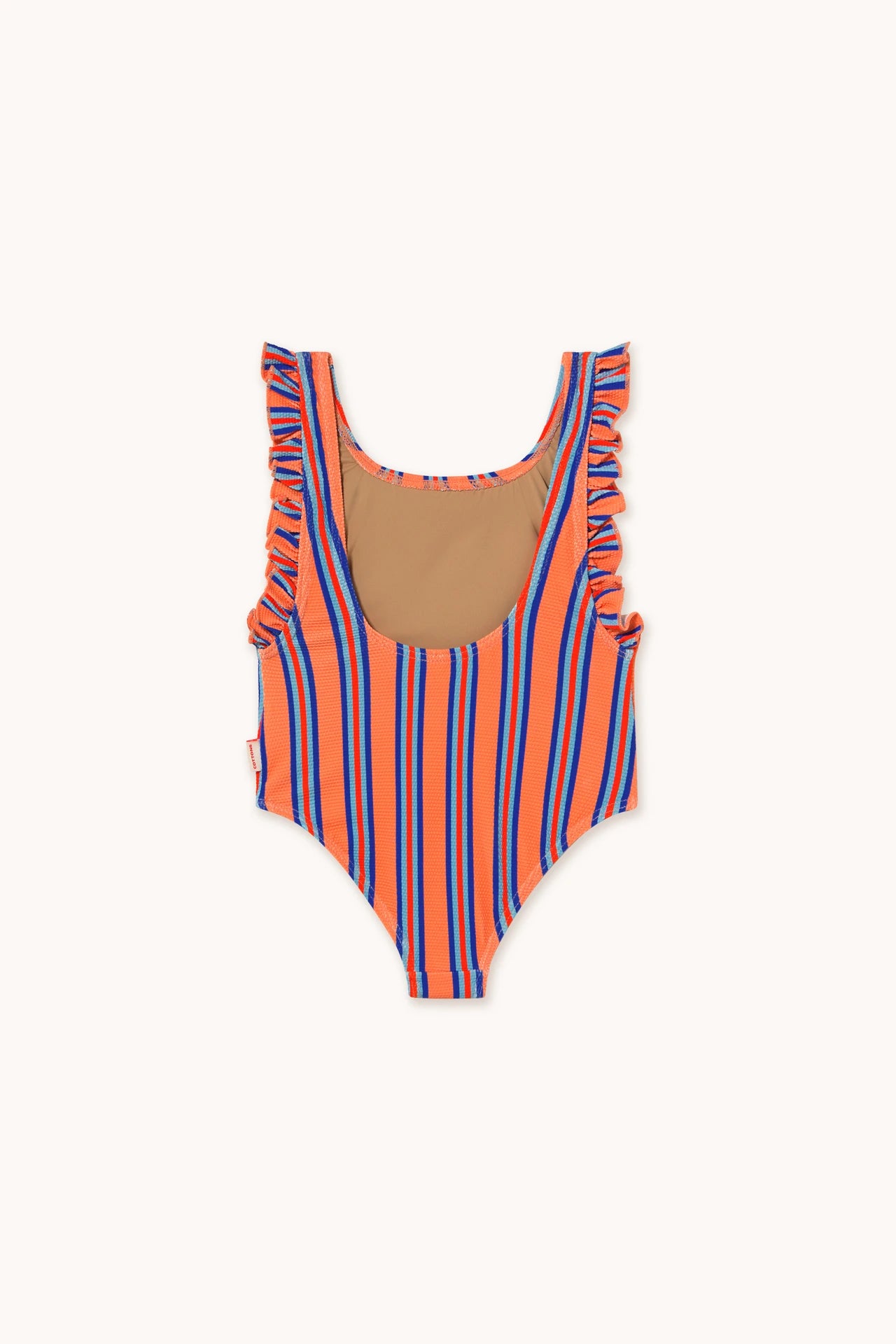 stripes swimsuit | papaya