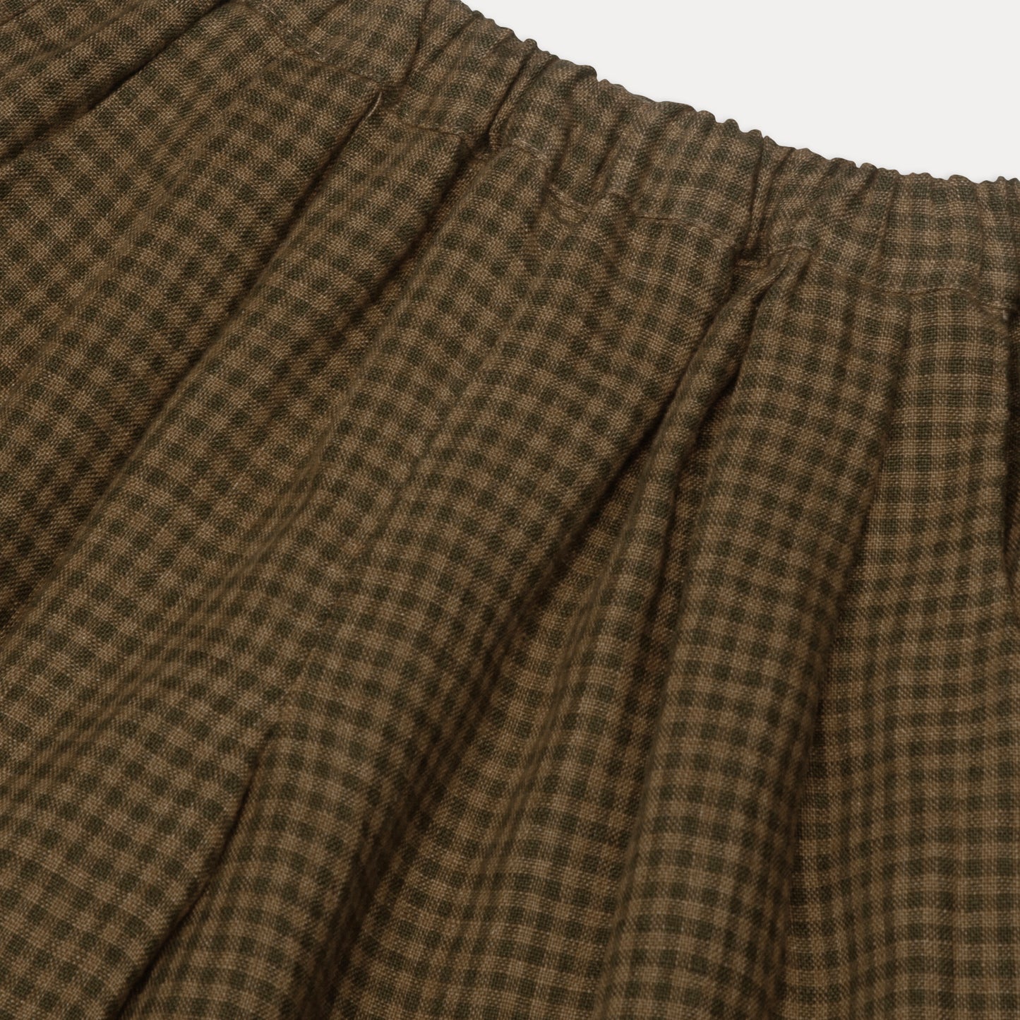 chess trousers | nut brown mini check