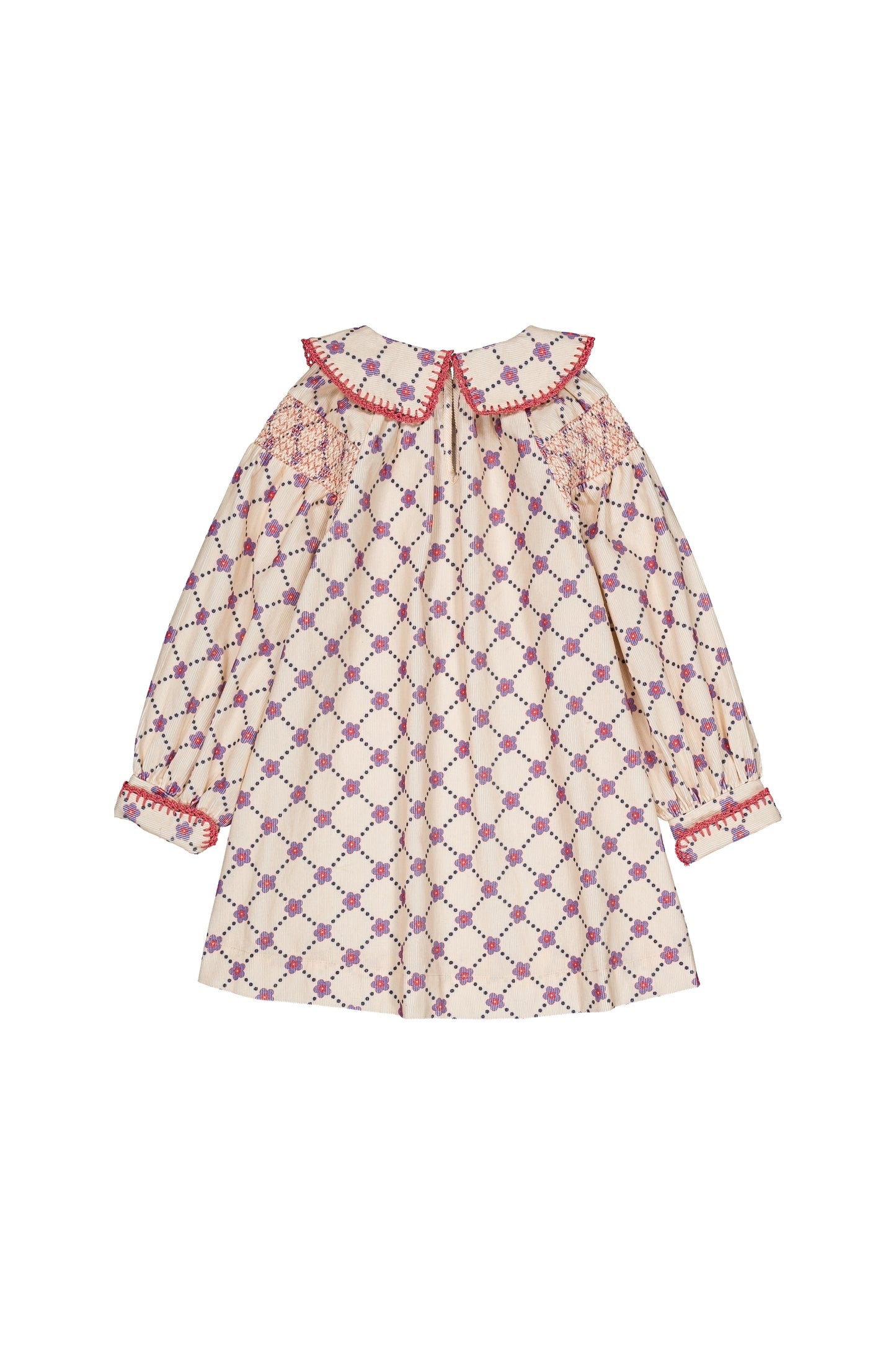 martha dress | floral check