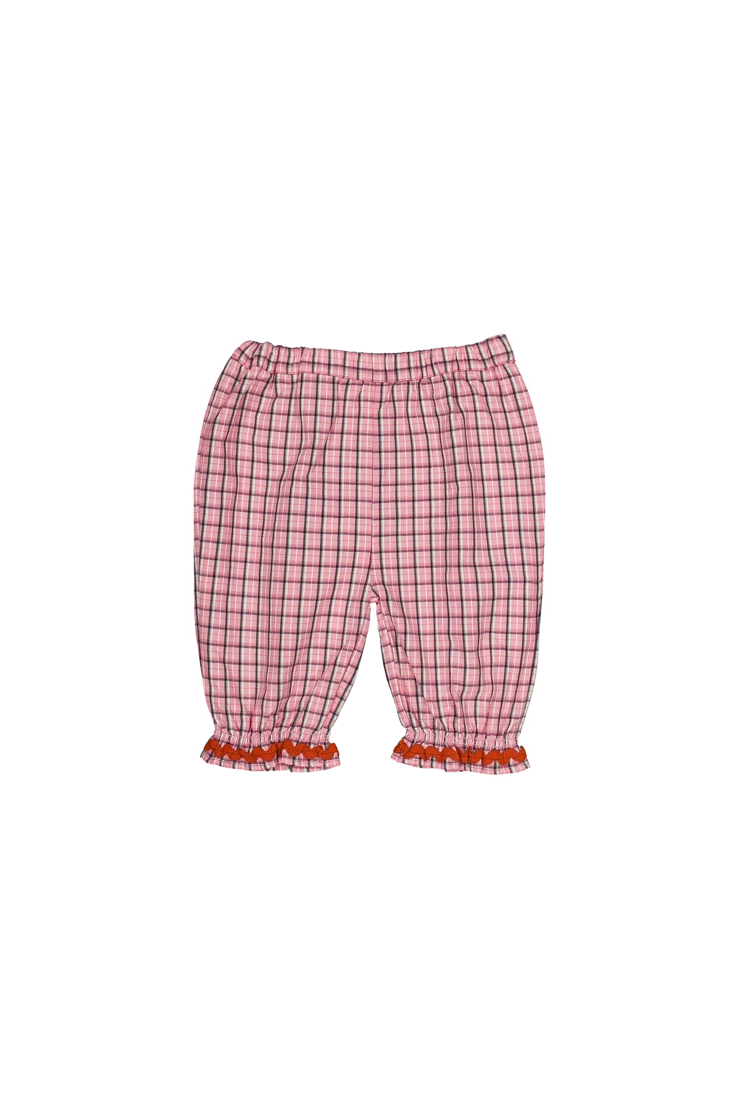 mignon baby pants | pink check