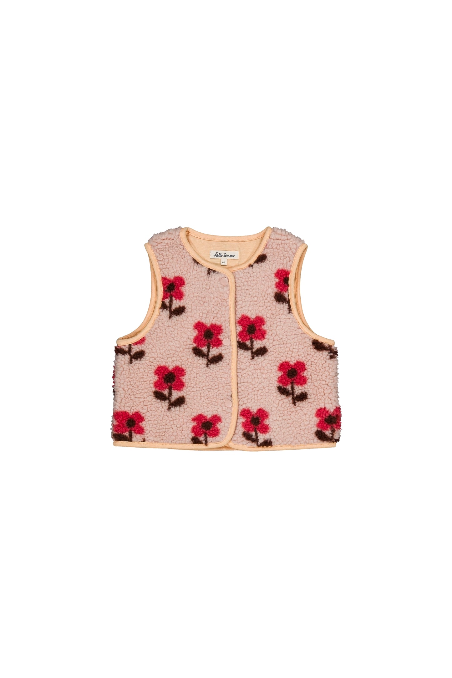 mira fleece vest | cookie