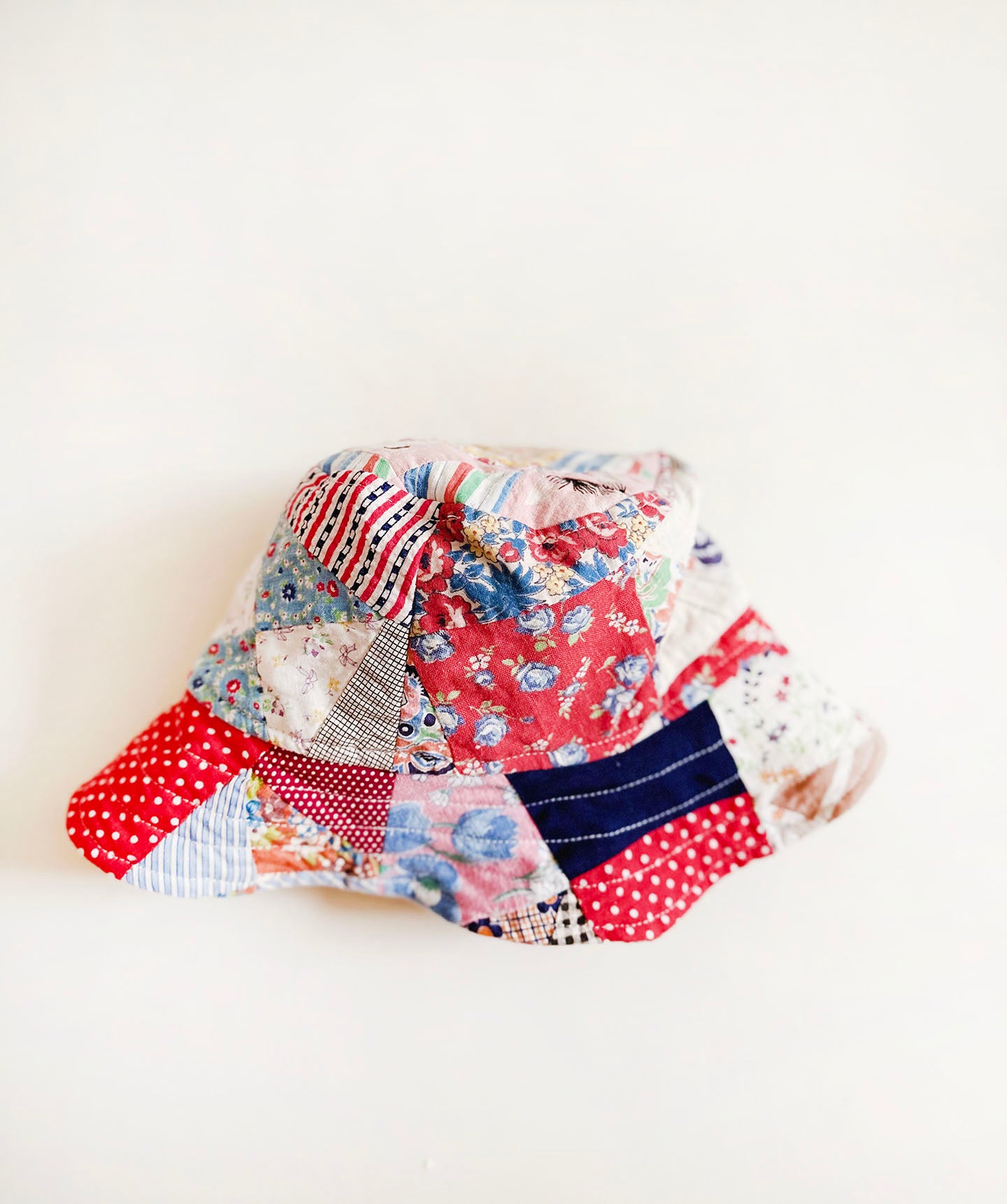 patchwork bucket hat