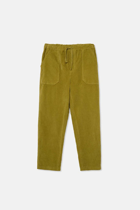 comfort corduroy pants | green