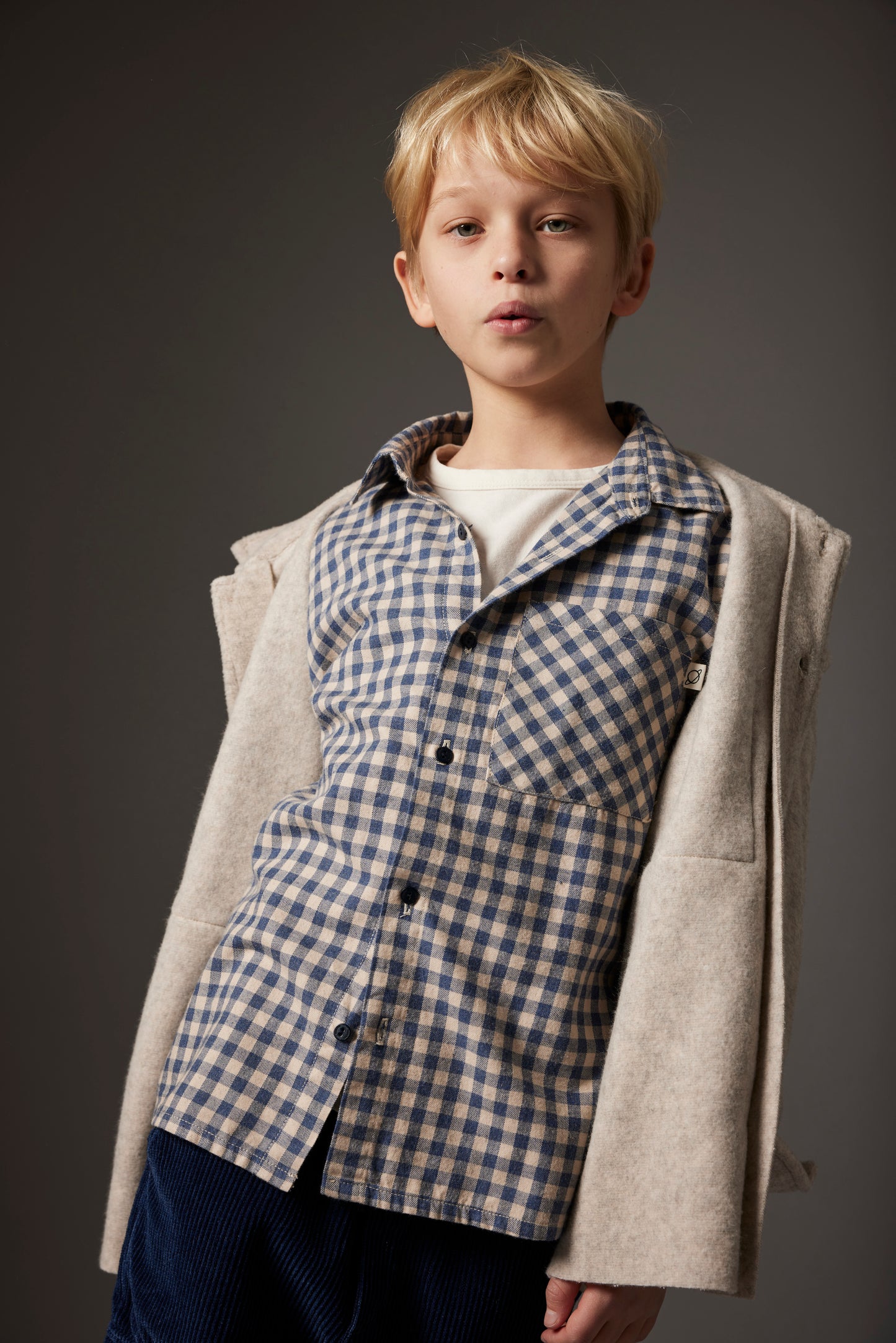 gingham flannel shirt | samuel