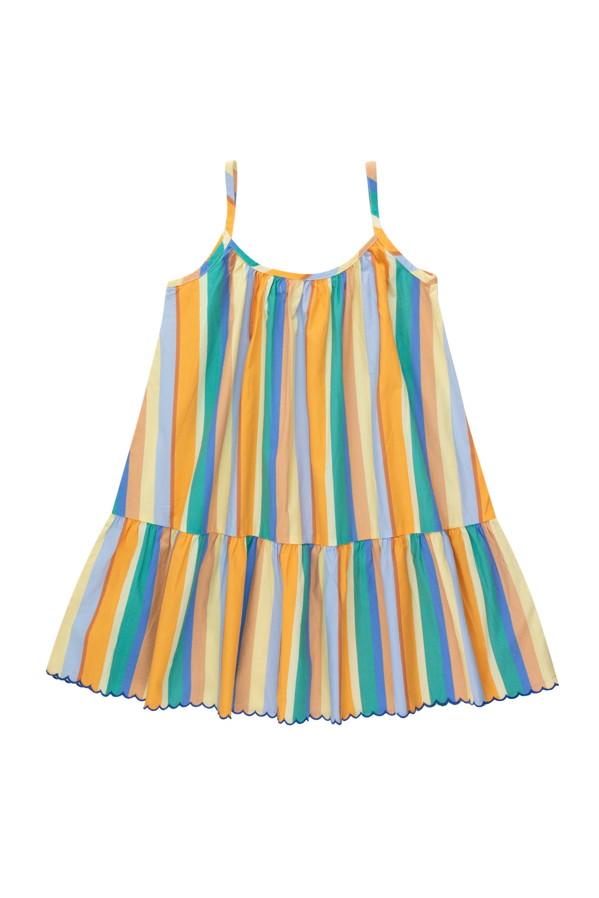 multicolor stripes dress