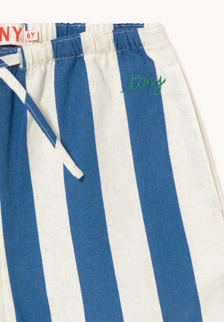 stripes shorts | light navy