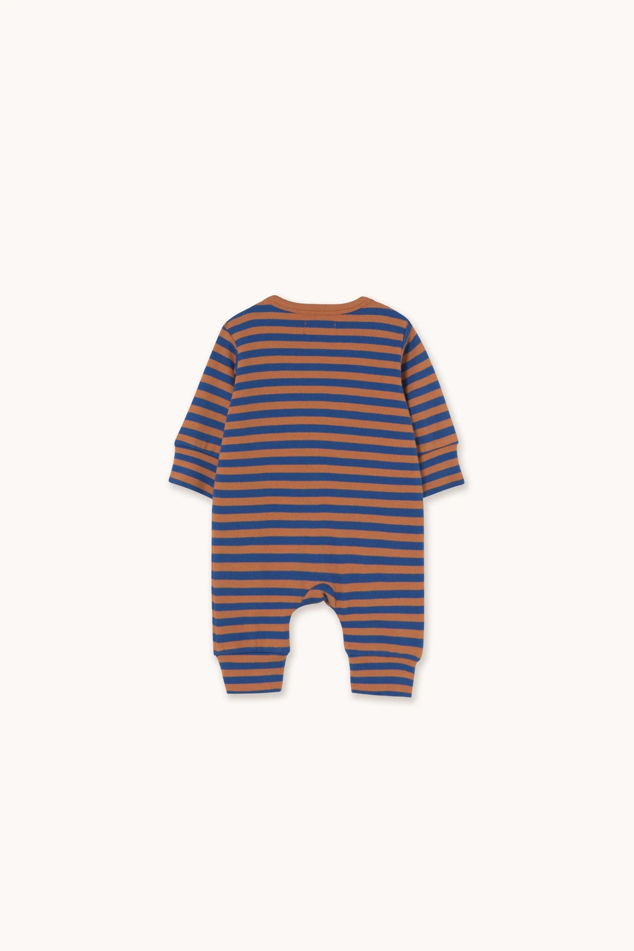 stripes rib one-piece