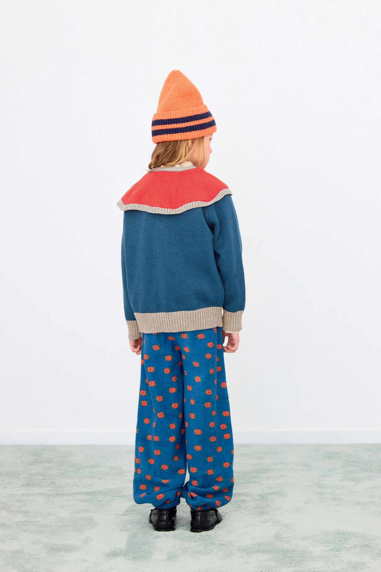 color block cardigan