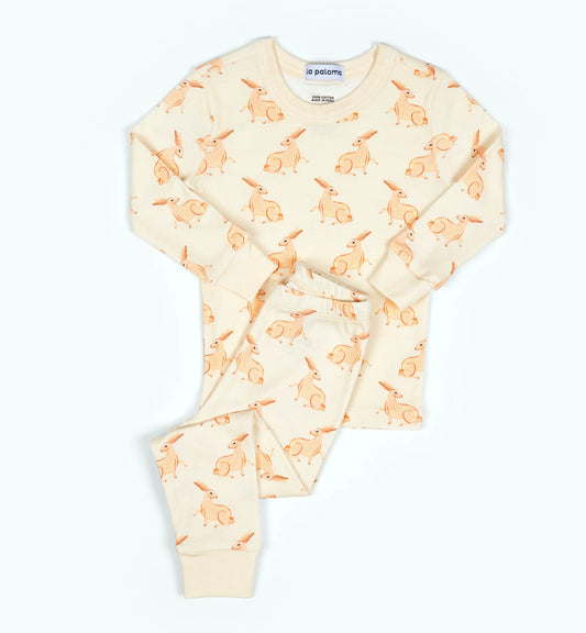 long pajama set | bunny