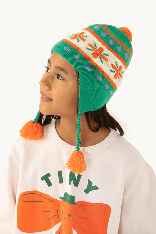 folky ear flap beanie