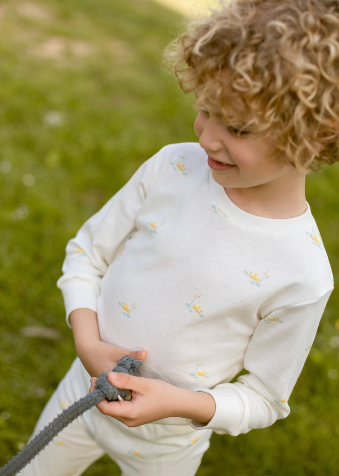 classic pj set | ducks