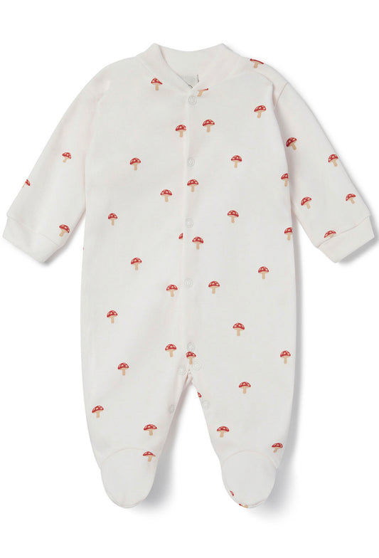 baby sleepsuit | mushrooms