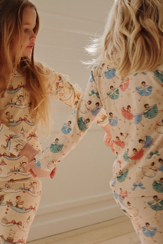 basic blouse + pants set | bow ballerina