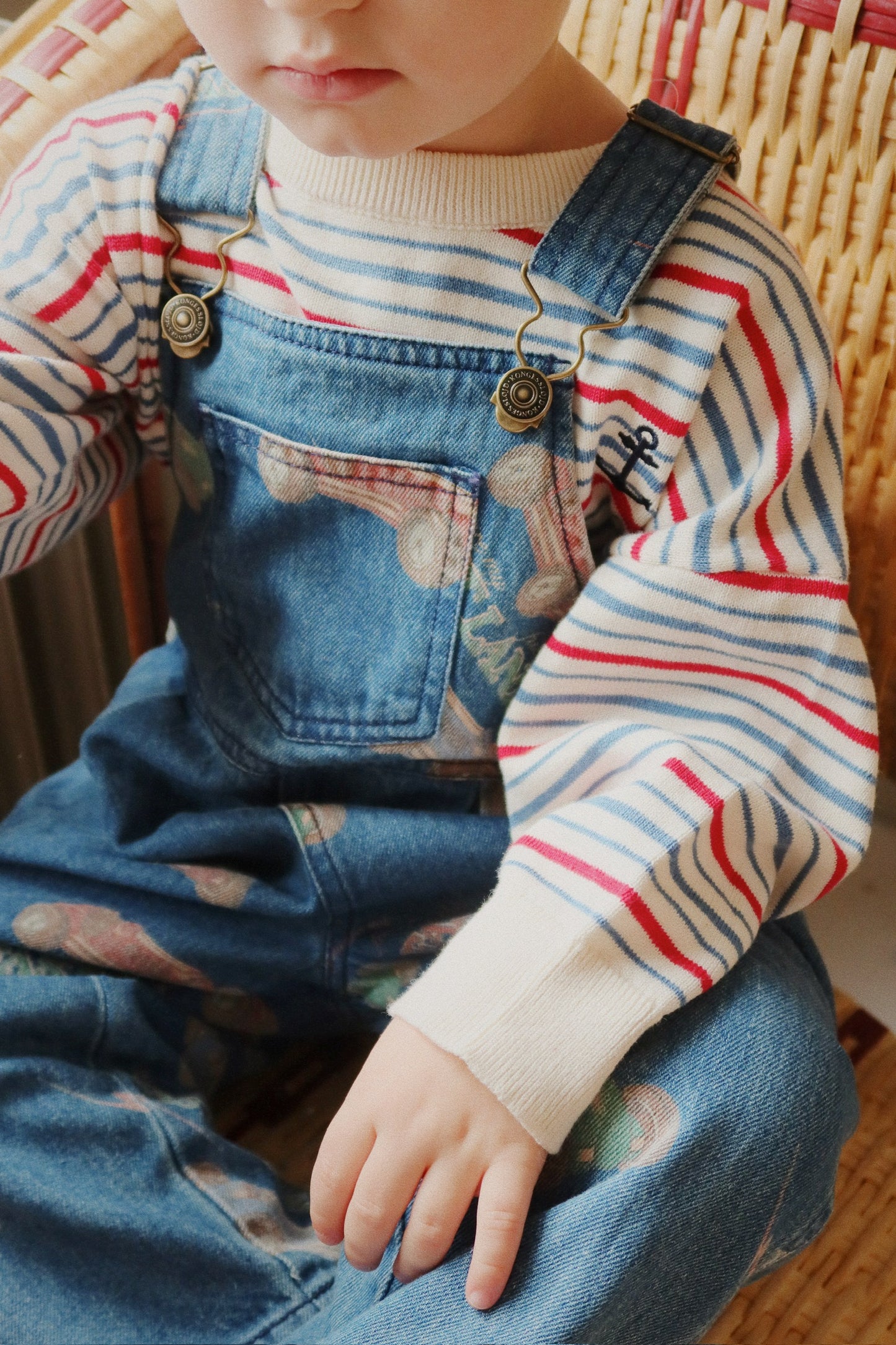 manis knit polo | antique stripe