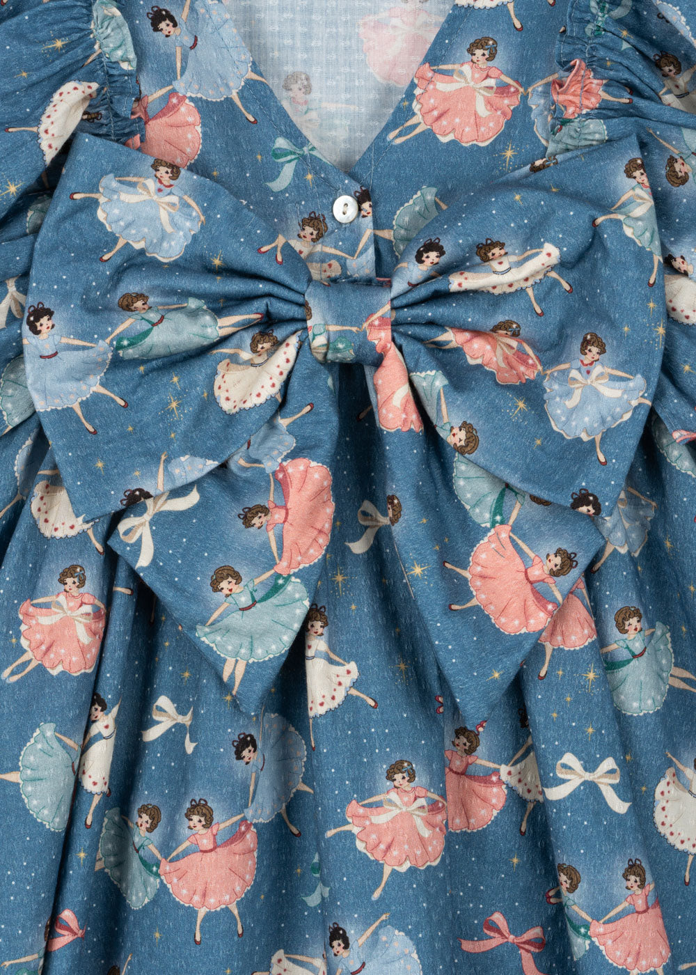 evia ls bow dress | snow bow ballerina