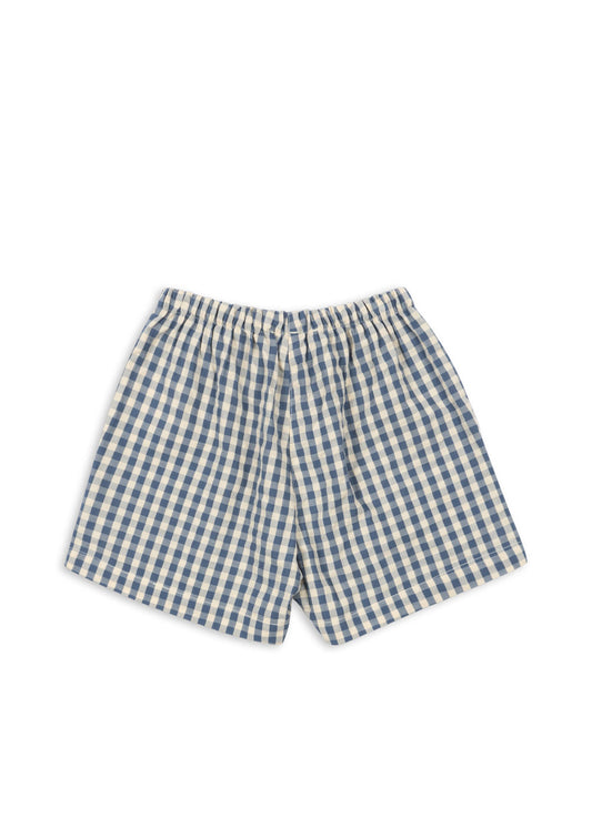 kim shorts | captains blue check