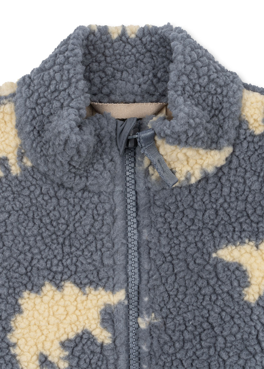 jody teddy vest | dino mist