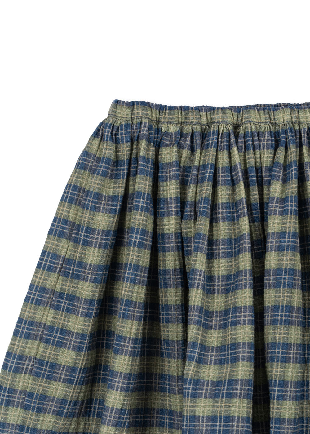 terre blouse | laurel blue check