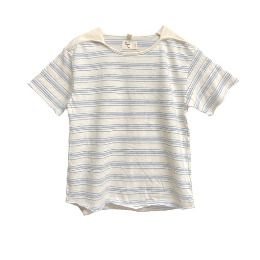 frances stripe tee | oat