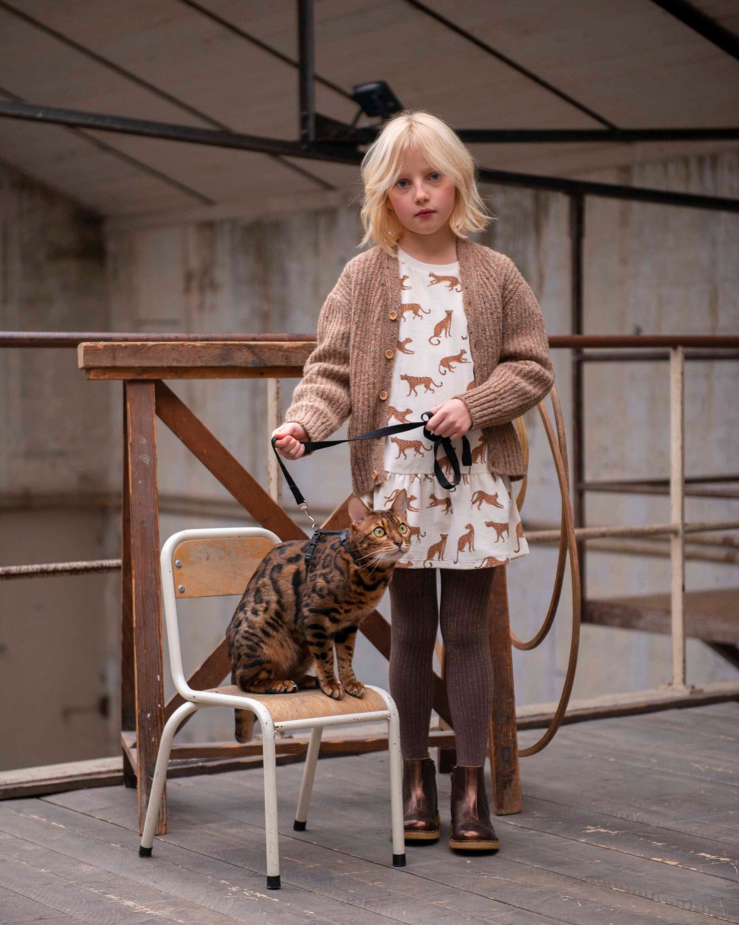 velvet leopard dress