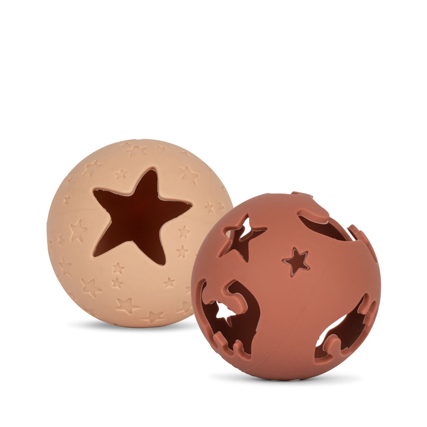 2-pack dino activity balls | rose sand
