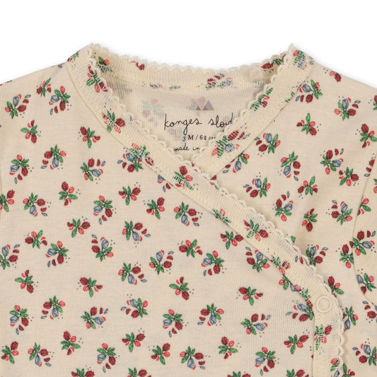 classic newborn long sleeve body | fleur tricolore