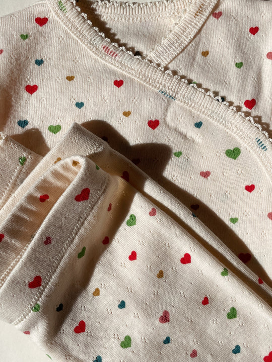 minnie pants | multi hearts