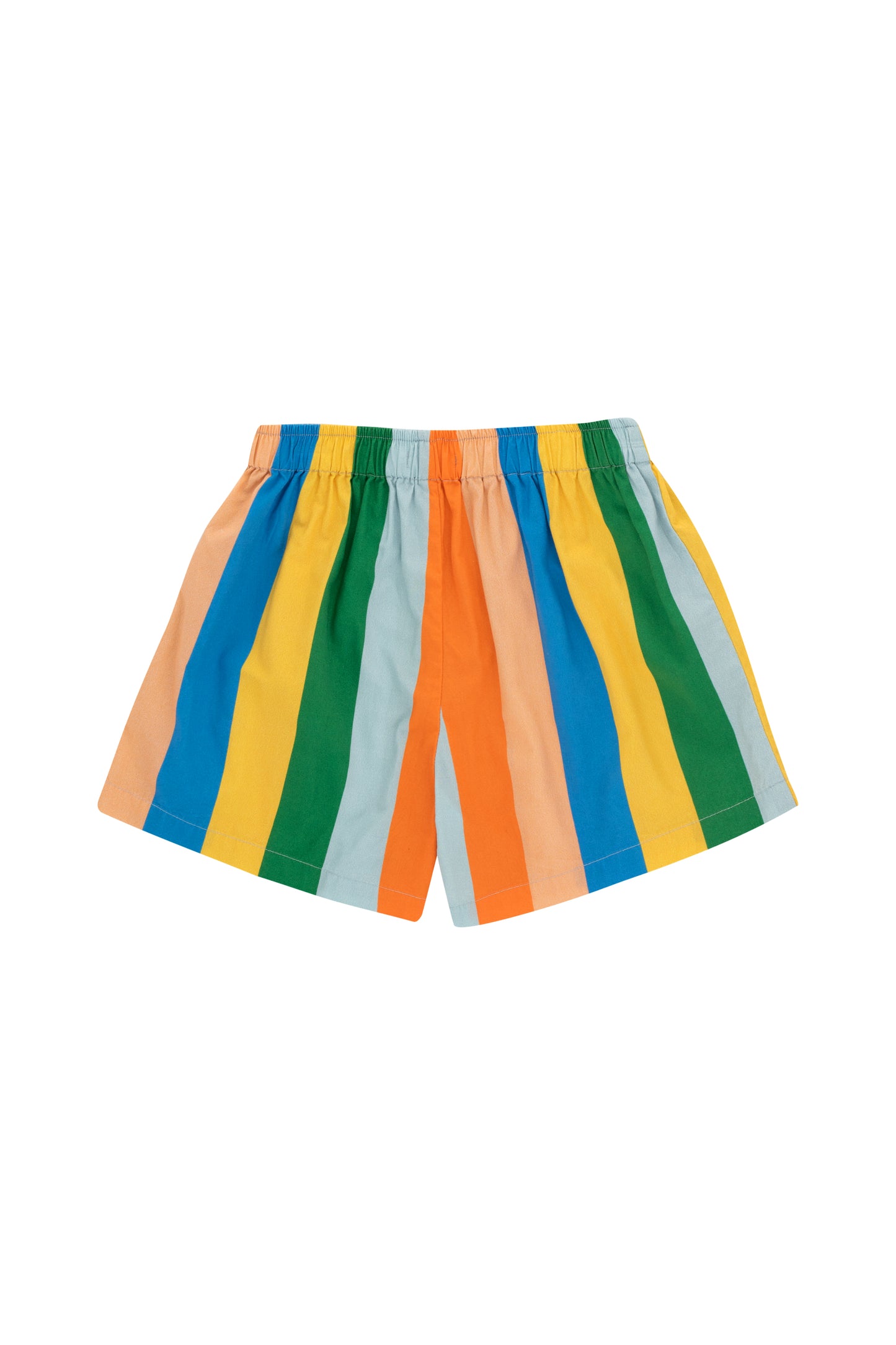 multicolor stripes long short