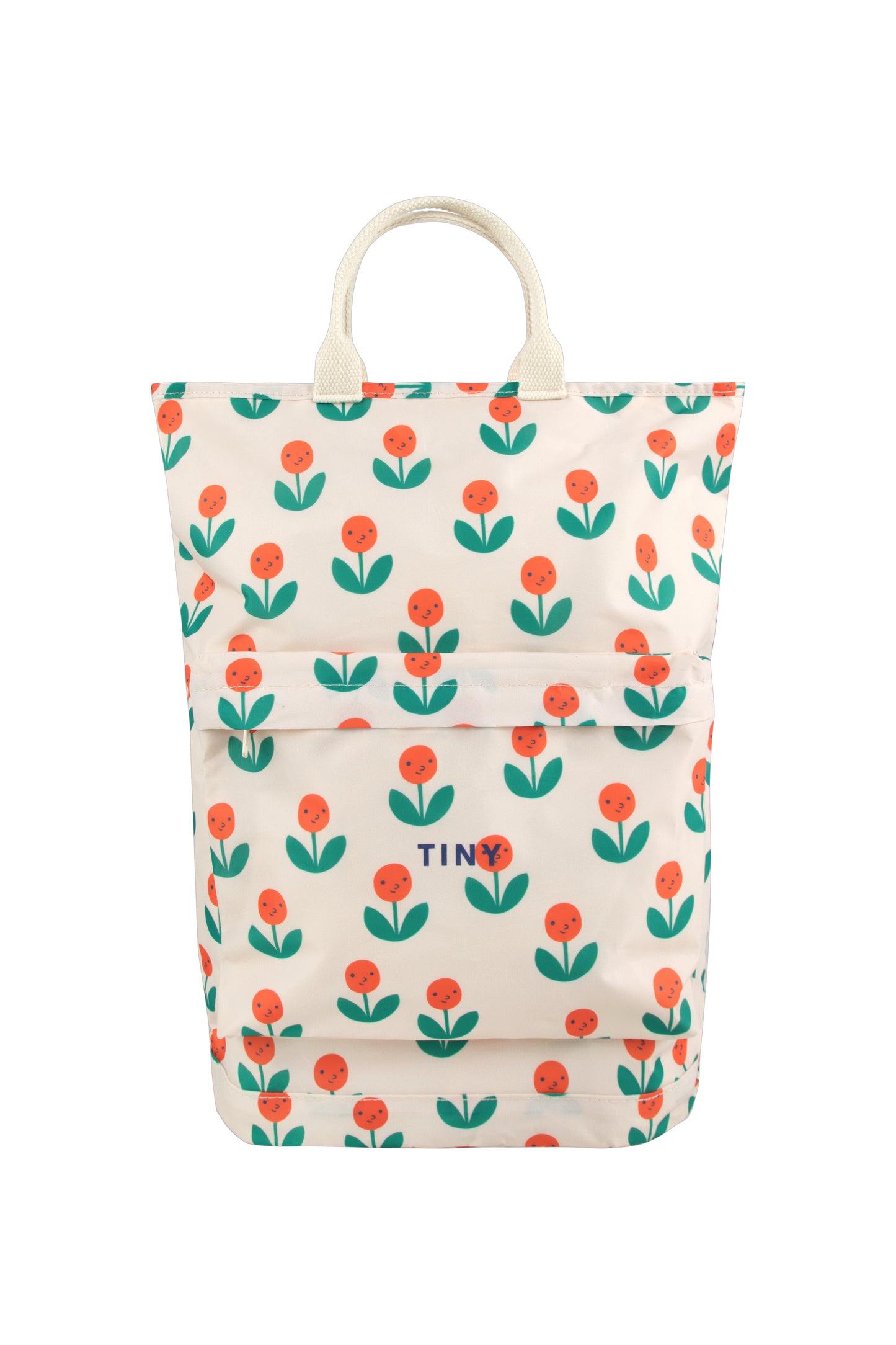 peonies totepack | light cream