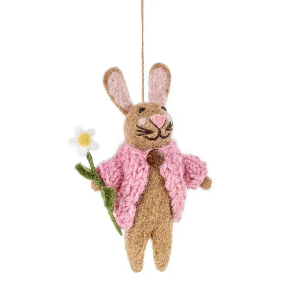 felt bunny blossom
