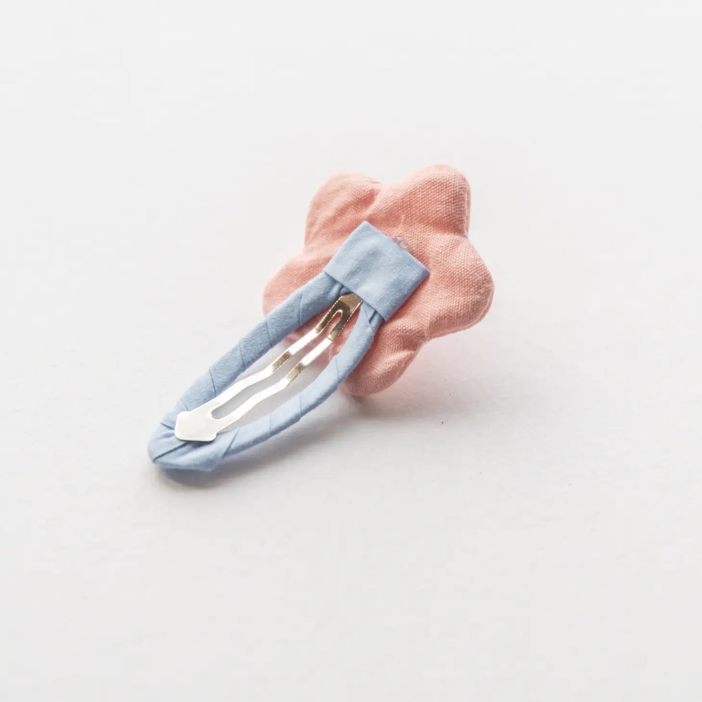 fabric flower clip | pink