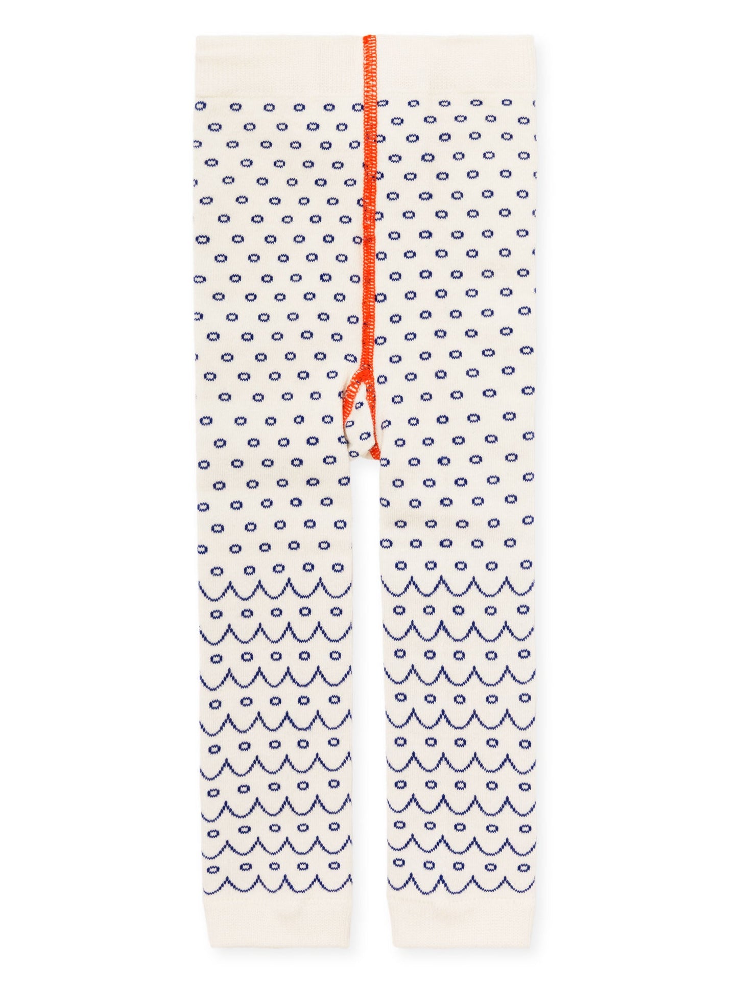mini scallop stripe legging
