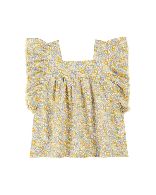 michelle blouse | yellow liberty