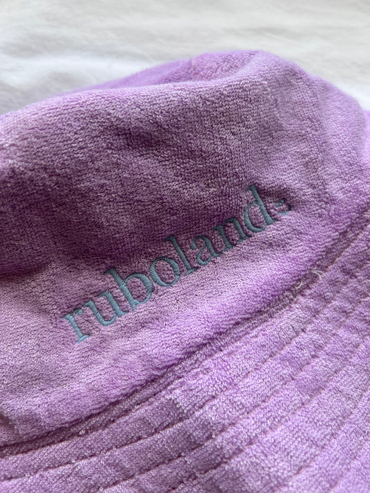 adult terry bucket hat | lavender