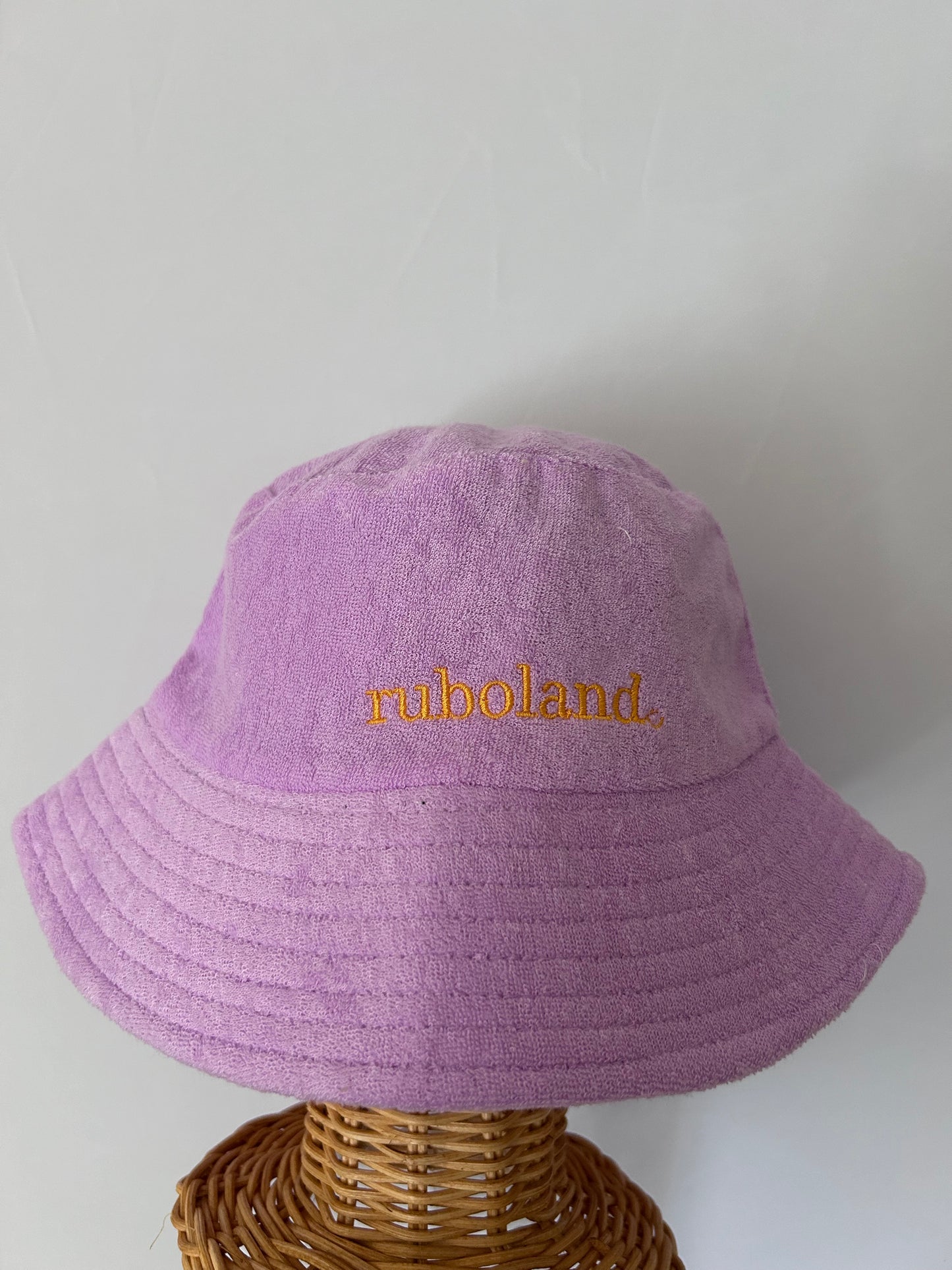 adult terry bucket hat | lavender