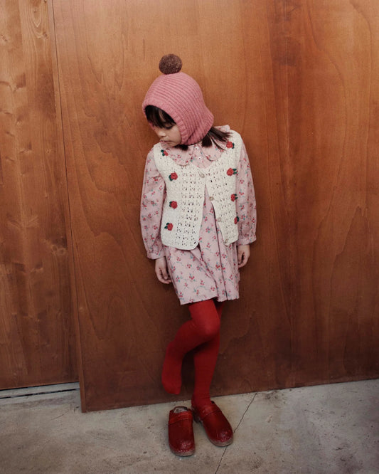 embroidered crochet vest