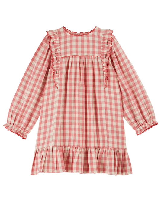 robe vichy gaze