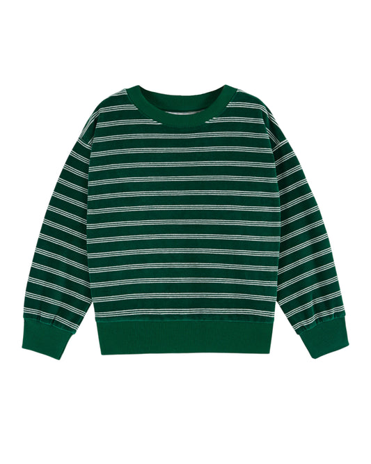 kiwi stripe sweatshirt