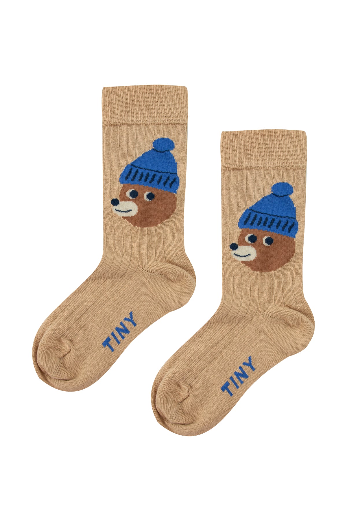bear socks | almond