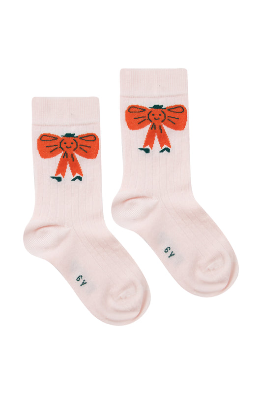 tiny bow socks