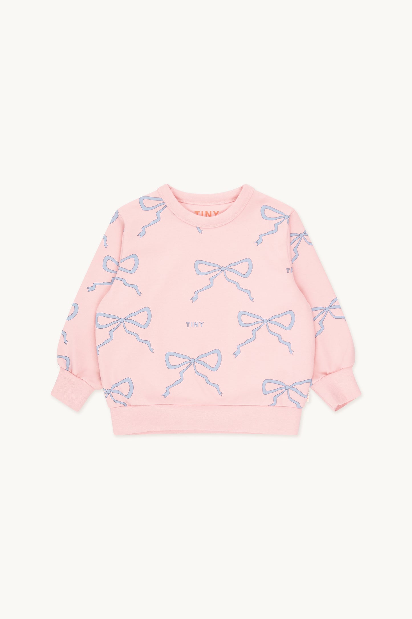 bows sweatshirt | peach