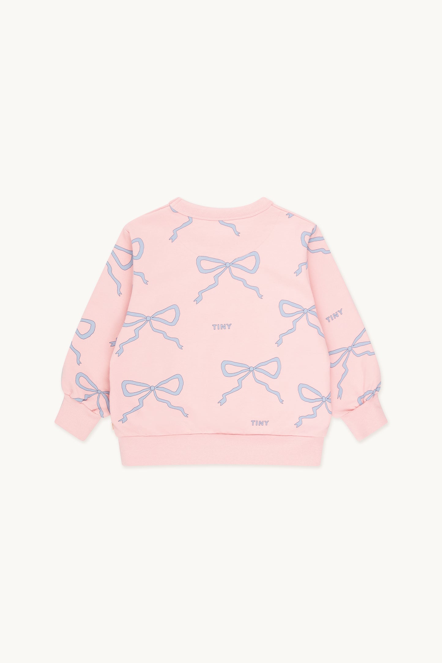 bows sweatshirt | peach