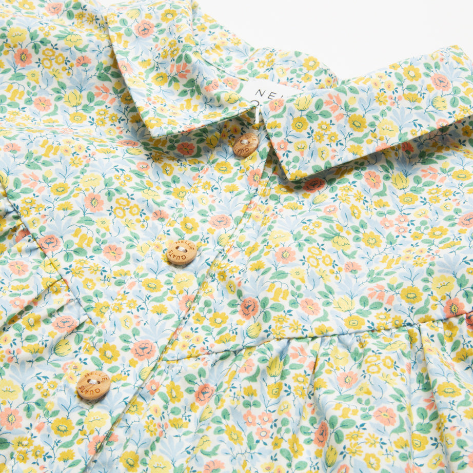 duck, duck, goose blouse | astrid niva liberty print